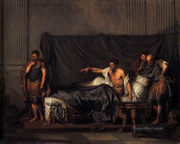 セプティミウス・セウェルスとカラカラのフィギュア ジャン・バティスト・グルーズ Oil Paintings